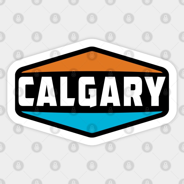 Calgary Alberta Canada Sticker by heybert00